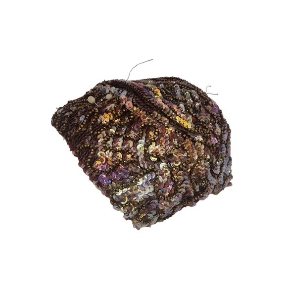 Fabulous Sequin Pinehurst 5th Ave NY Exclusive For Abraham and Straus 40s Hat - Picture 1 of 6